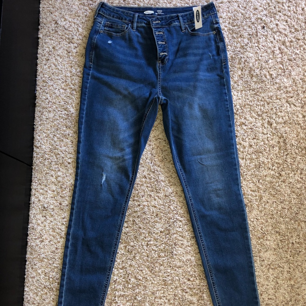 NWT old navy high waisted super skinny jeans